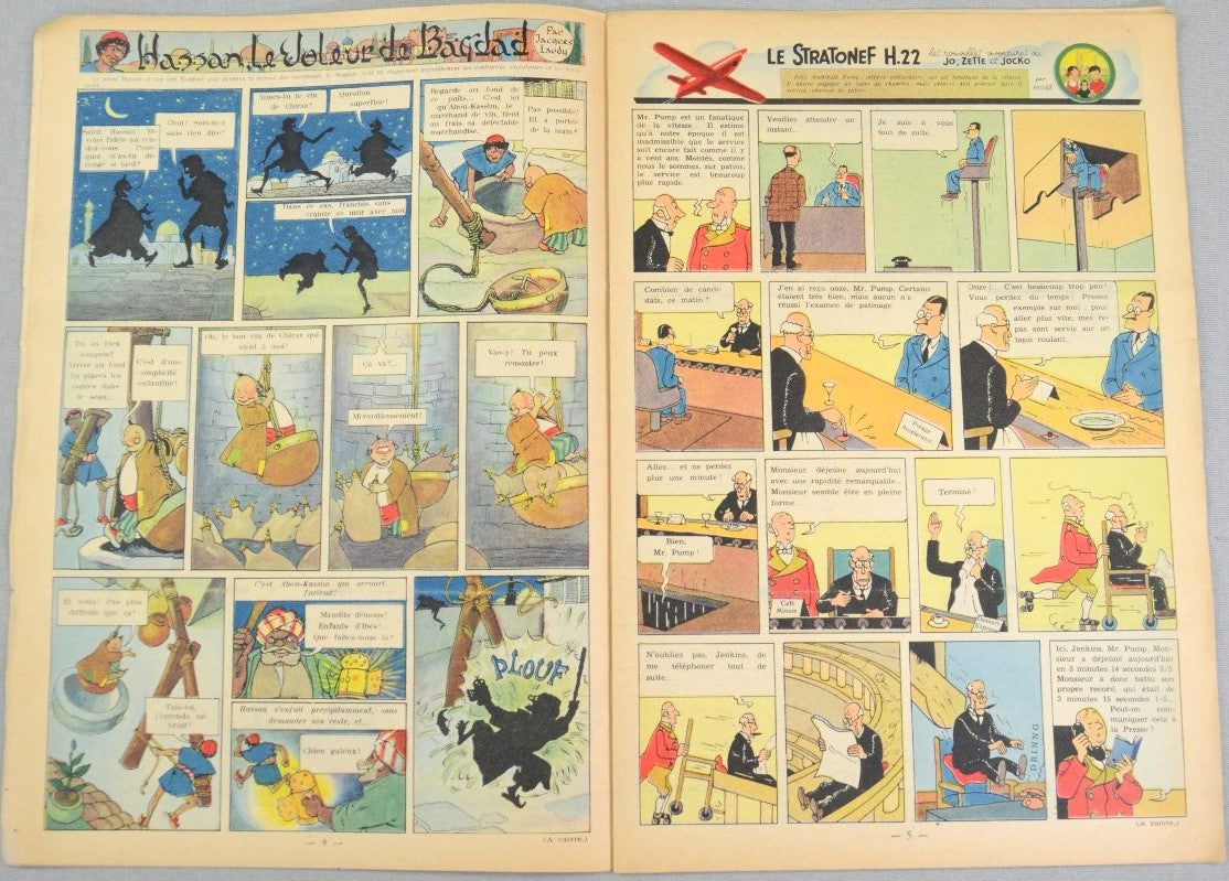 Journal Tintin Issue 21: May 20th 1948 Paul Cuvelier Cover Edition Vintage Comic EO Couverture