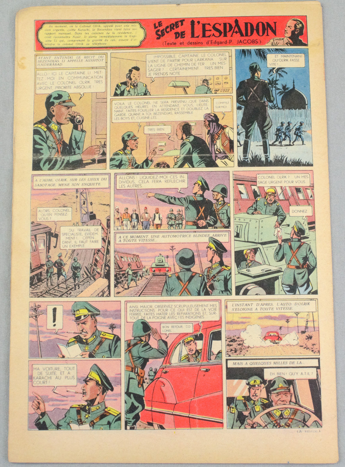 Journal Tintin Issue 21: May 20th 1948 Paul Cuvelier Cover Edition Vintage Comic EO Couverture