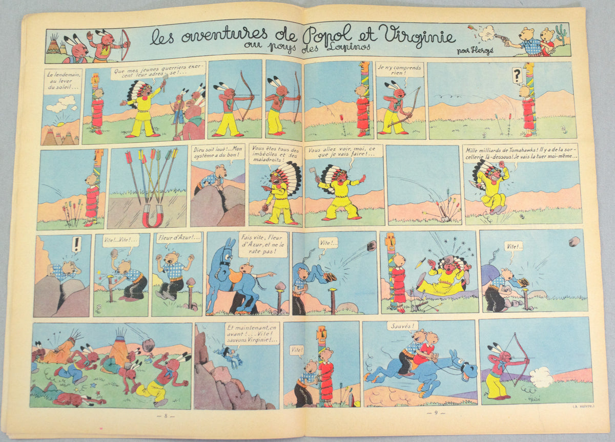 Journal Tintin Issue 23: June 3rd 1948 Étienne Le Rallic Cover Edition Vintage Comic EO Couverture