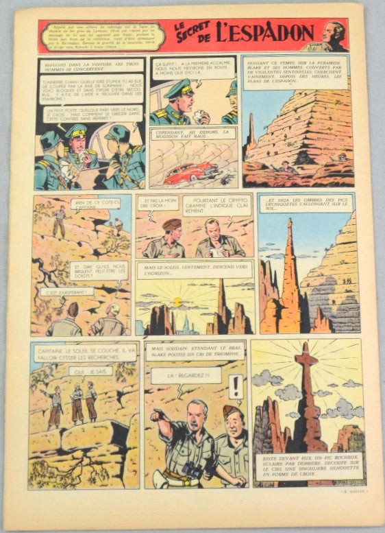 Journal Tintin Issue 23: June 3rd 1948 Étienne Le Rallic Cover Edition Vintage Comic EO Couverture