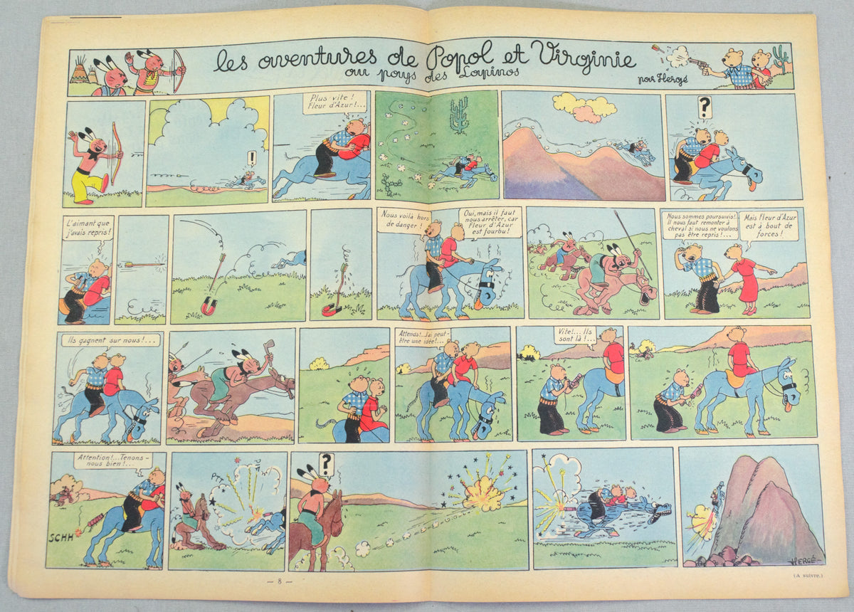 Journal Tintin Issue 24: June 10th 1948 Jacques Laudy Cover Edition Vintage Comic EO Couverture