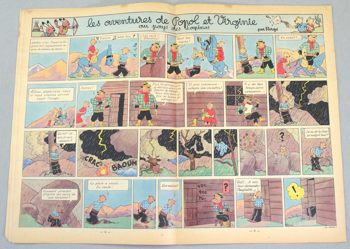 Journal Tintin Issue 26: June 24th 1948 Cover Edition Vintage Comic EO Couverture