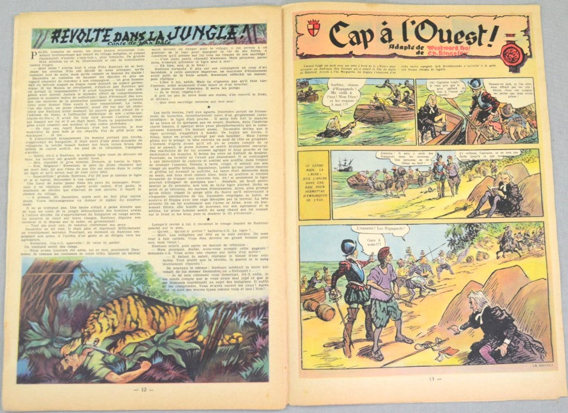 Journal Tintin Issue 26: June 24th 1948 Cover Edition Vintage Comic EO Couverture
