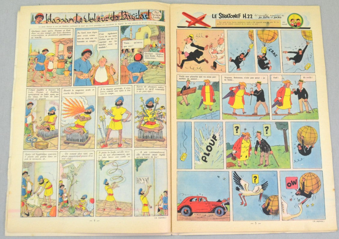 Journal Tintin Issue 28: July 8th 1948 Le Rallic Cover Edition Vintage Comic EO Couverture