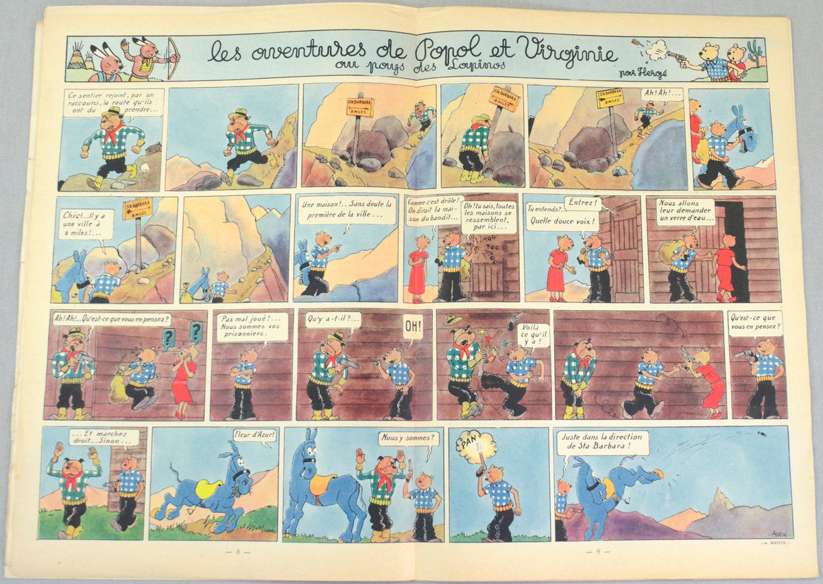 Journal Tintin Issue 28: July 8th 1948 Le Rallic Cover Edition Vintage Comic EO Couverture