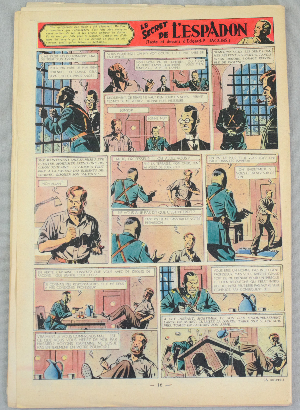Journal Tintin Issue 28: July 8th 1948 Le Rallic Cover Edition Vintage Comic EO Couverture