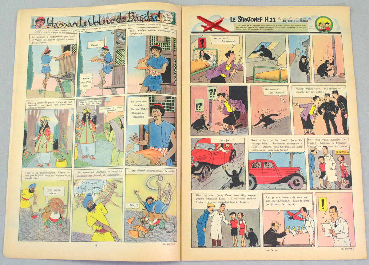 Journal Tintin Issue 30: July 22nd 1948 Le Rallic Cover Edition Vintage Comic EO Couverture
