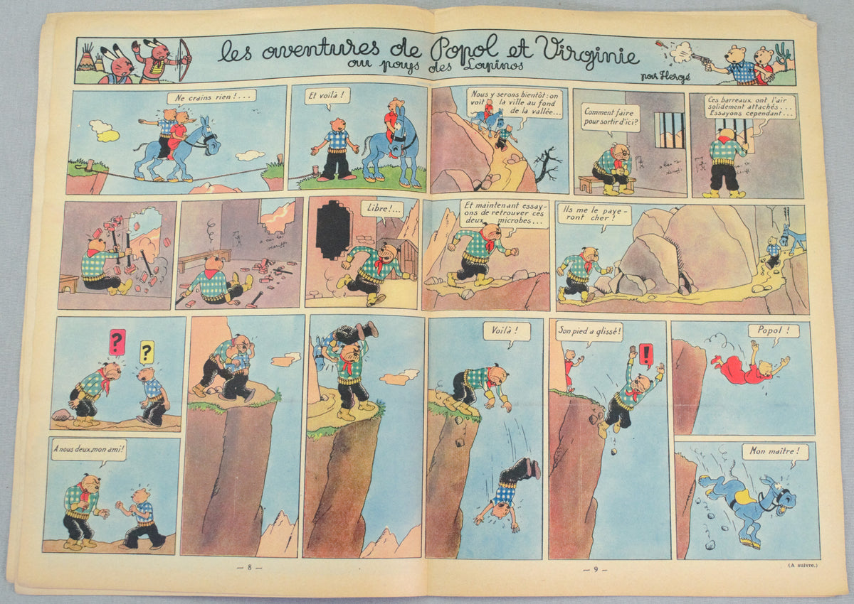 Journal Tintin Issue 30: July 22nd 1948 Le Rallic Cover Edition Vintage Comic EO Couverture
