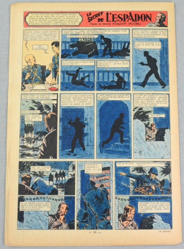 Journal Tintin Issue 31: July 29th 1948 Cover Edition Vintage Comic EO Couverture