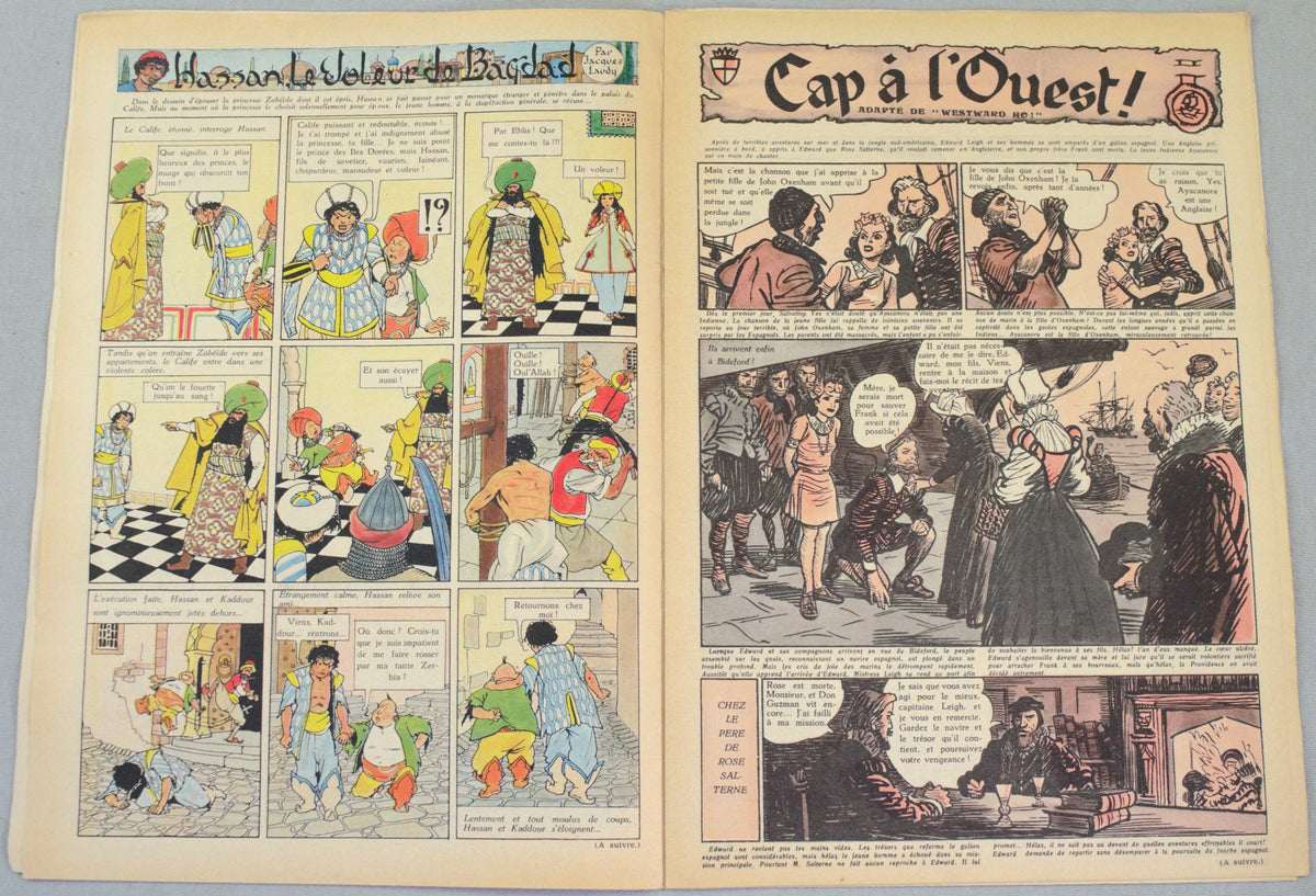 Journal Tintin Issue 40: September 30th 1948 Cover Edition Vintage Comic EO Couverture