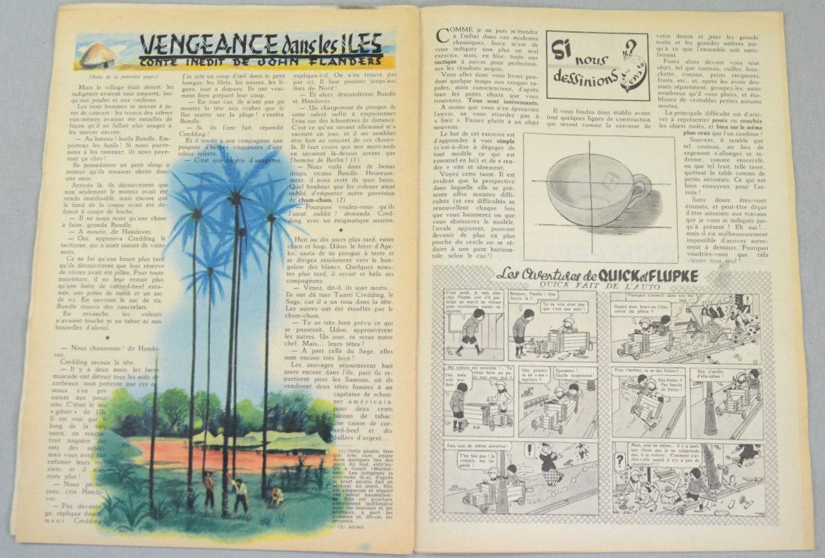 Journal Tintin Issue 40: September 30th 1948 Cover Edition Vintage Comic EO Couverture