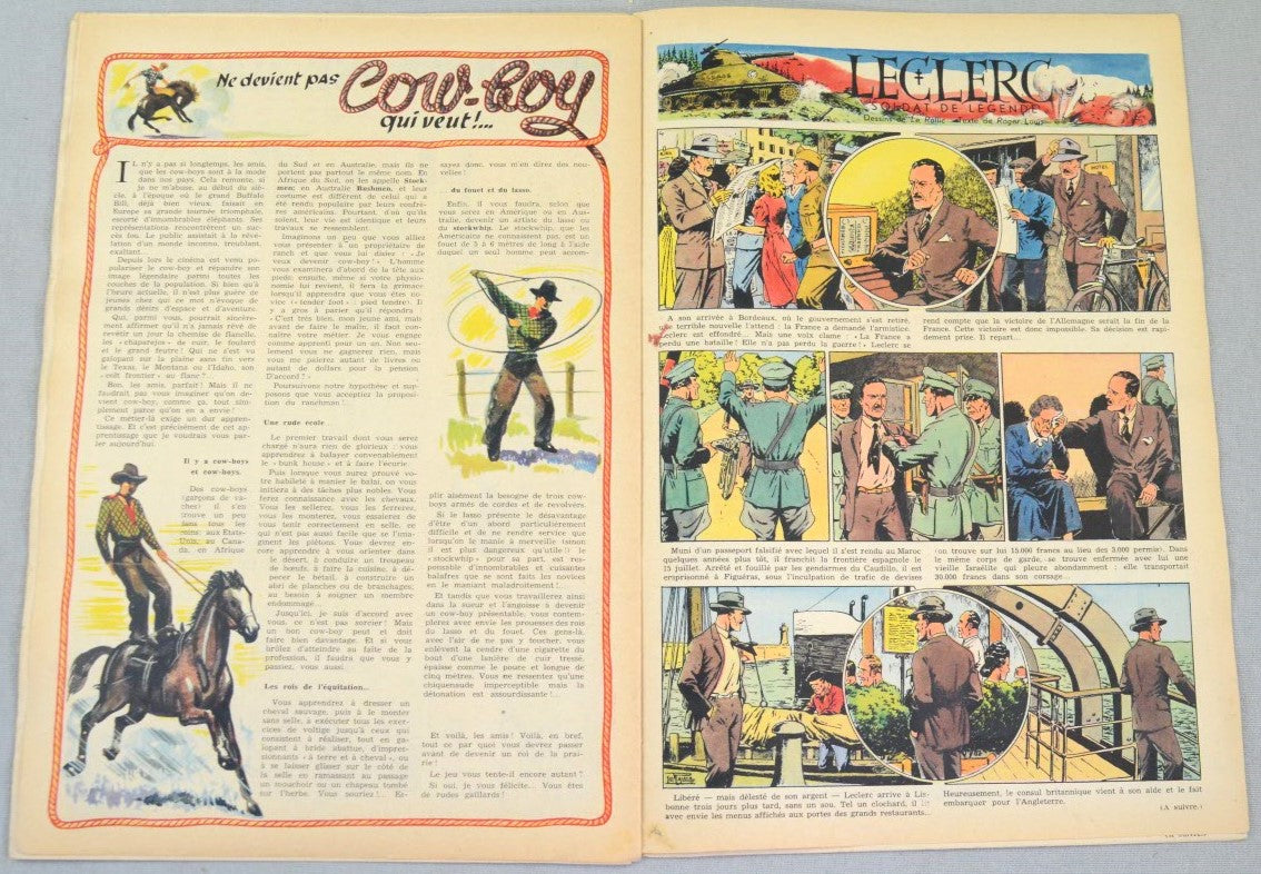 Journal Tintin Issue 41: October 7th 1948 Cover Edition Vintage Comic EO Couverture