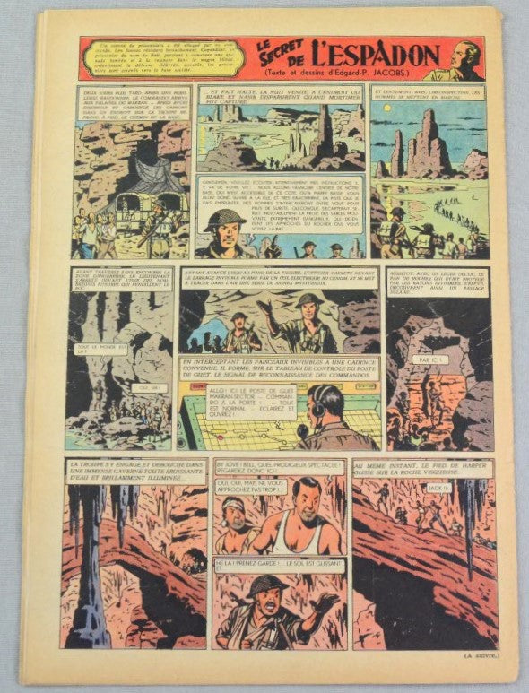 Journal Tintin Issue 42: October 14th 1948 Cover Edition Vintage Comic EO Couverture