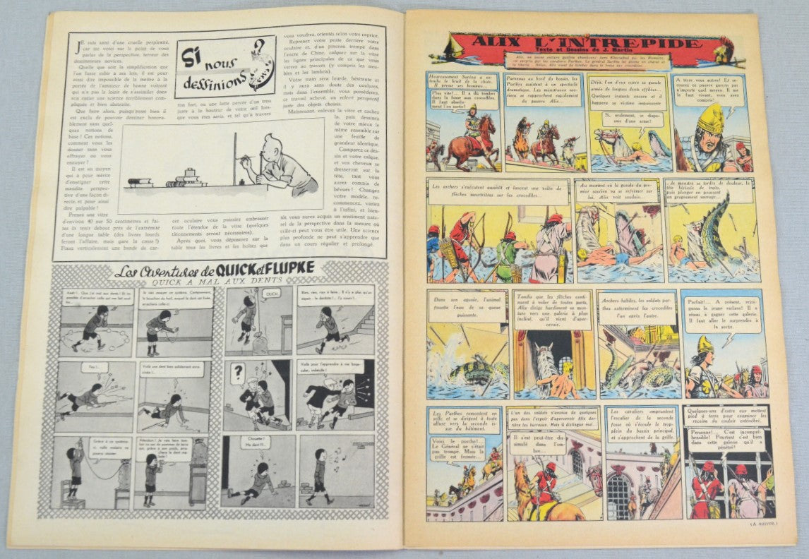 Journal Tintin Issue 44: October 28th 1948 Edgar P.Jacobs Cover Edition Vintage Comic EO Couverture