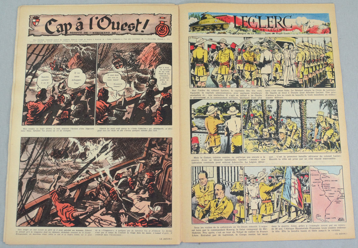 Journal Tintin Issue 44: October 28th 1948 Edgar P.Jacobs Cover Edition Vintage Comic EO Couverture