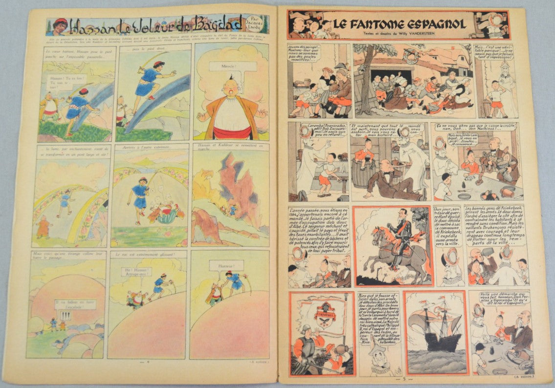 Journal Tintin Issue 46: November 11th 1948 Cover Edition Vintage Comic EO Couverture