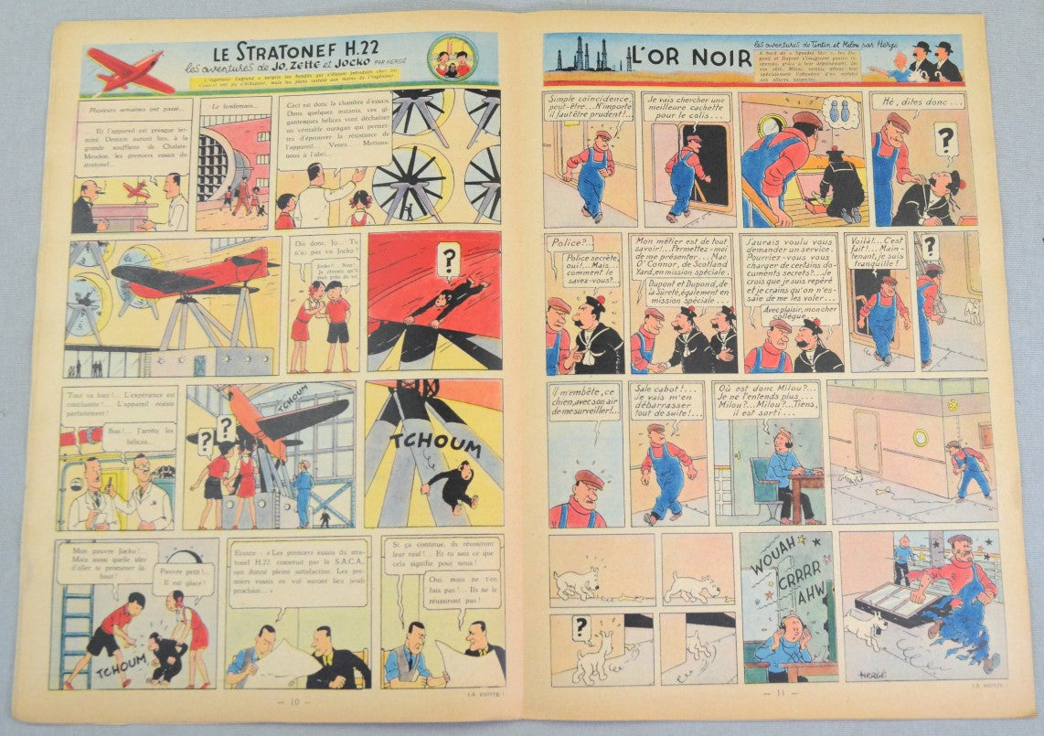 Journal Tintin Issue 46: November 11th 1948 Cover Edition Vintage Comic EO Couverture