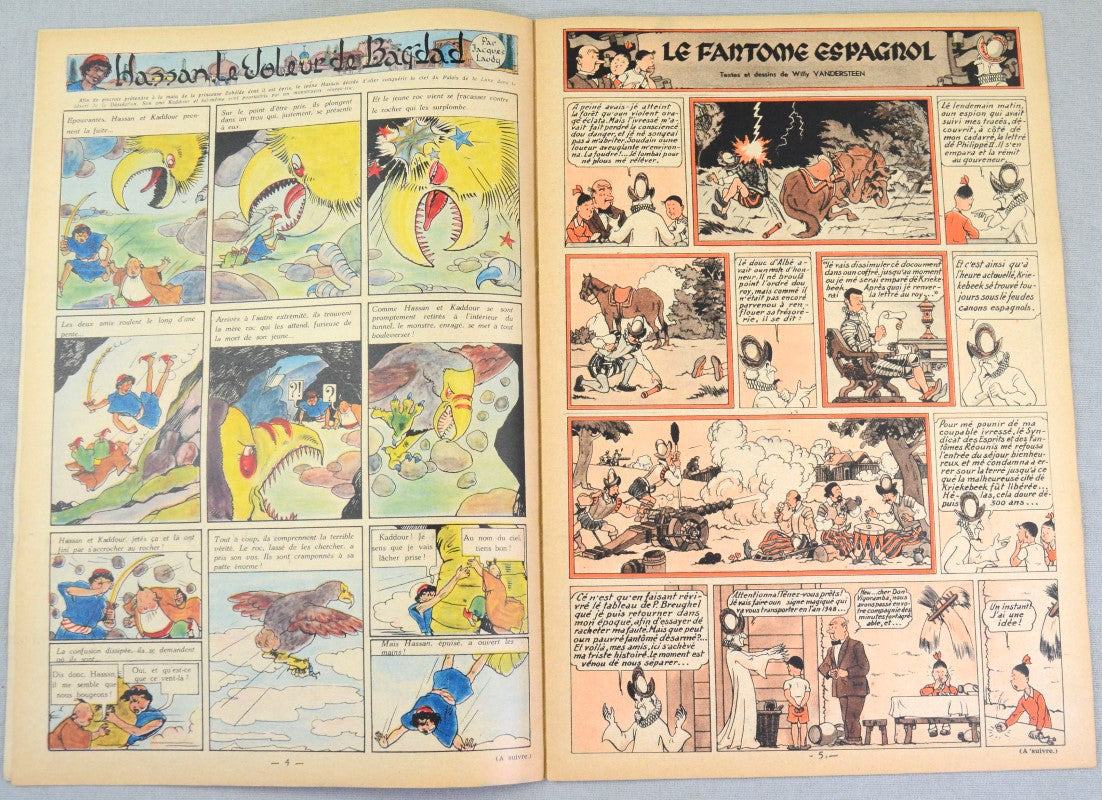 Journal Tintin Issue 48: November 24th 1948 J. Martin Cover Edition Vintage Comic EO Couverture