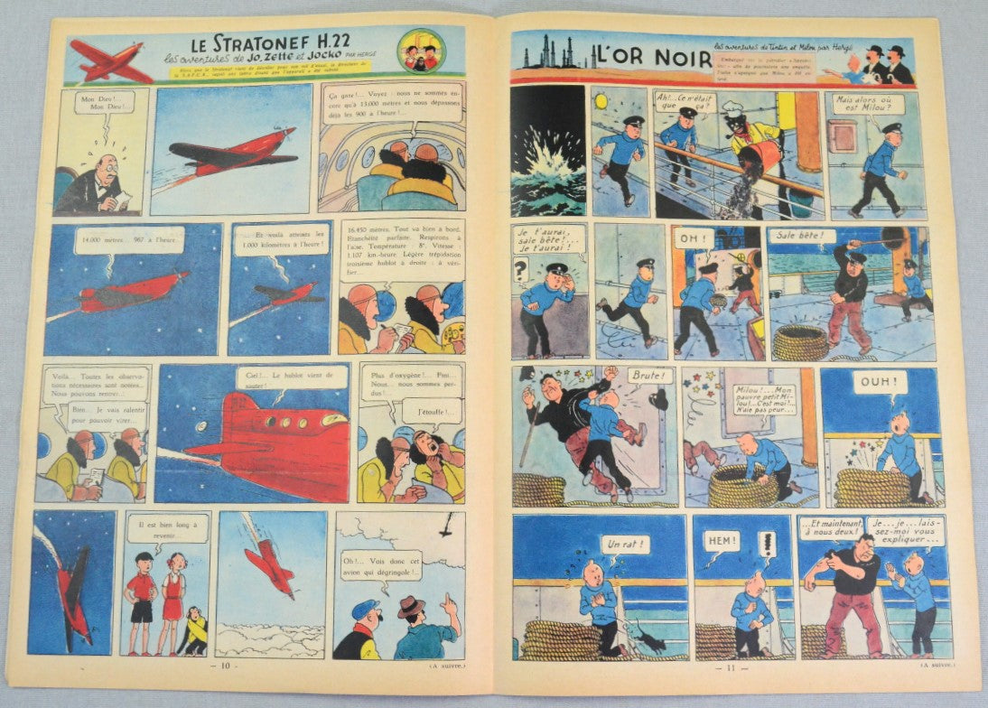 Journal Tintin Issue 48: November 24th 1948 J. Martin Cover Edition Vintage Comic EO Couverture