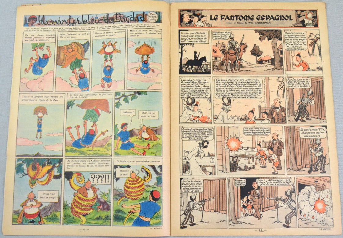 Journal Tintin Issue 49: December 2nd 1948 Cover Edition Vintage Comic EO Couverture