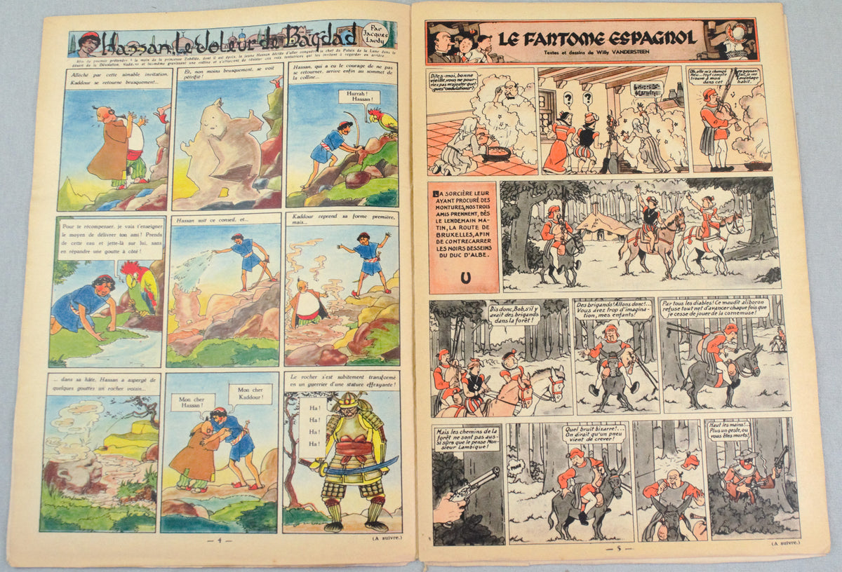 Journal Tintin Issue 53: December 30th 1948 Le Rallic Cover Edition Vintage Comic EO Couverture