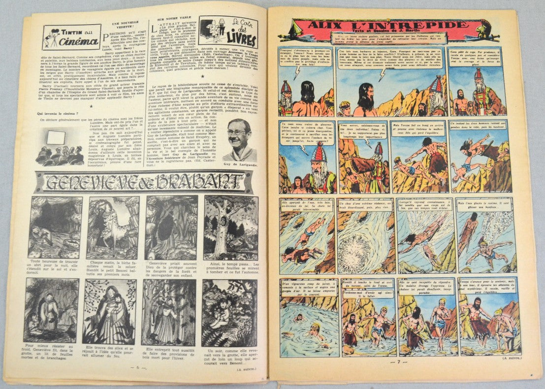 Journal Tintin Issue 53: December 30th 1948 Le Rallic Cover Edition Vintage Comic EO Couverture