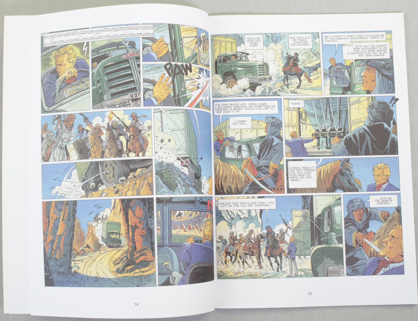 Wayne Shelton Volume 1 - "The Misson" Cinebook Paperback Comic Book by Denayer/Van Hamme