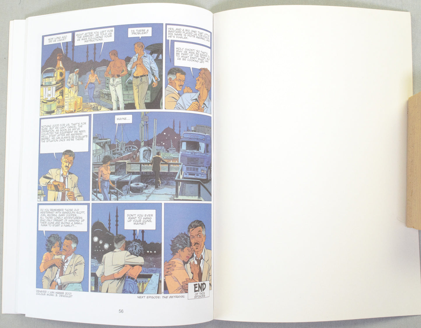 Wayne Shelton Volume 1 - "The Misson" Cinebook Paperback Comic Book by Denayer/Van Hamme