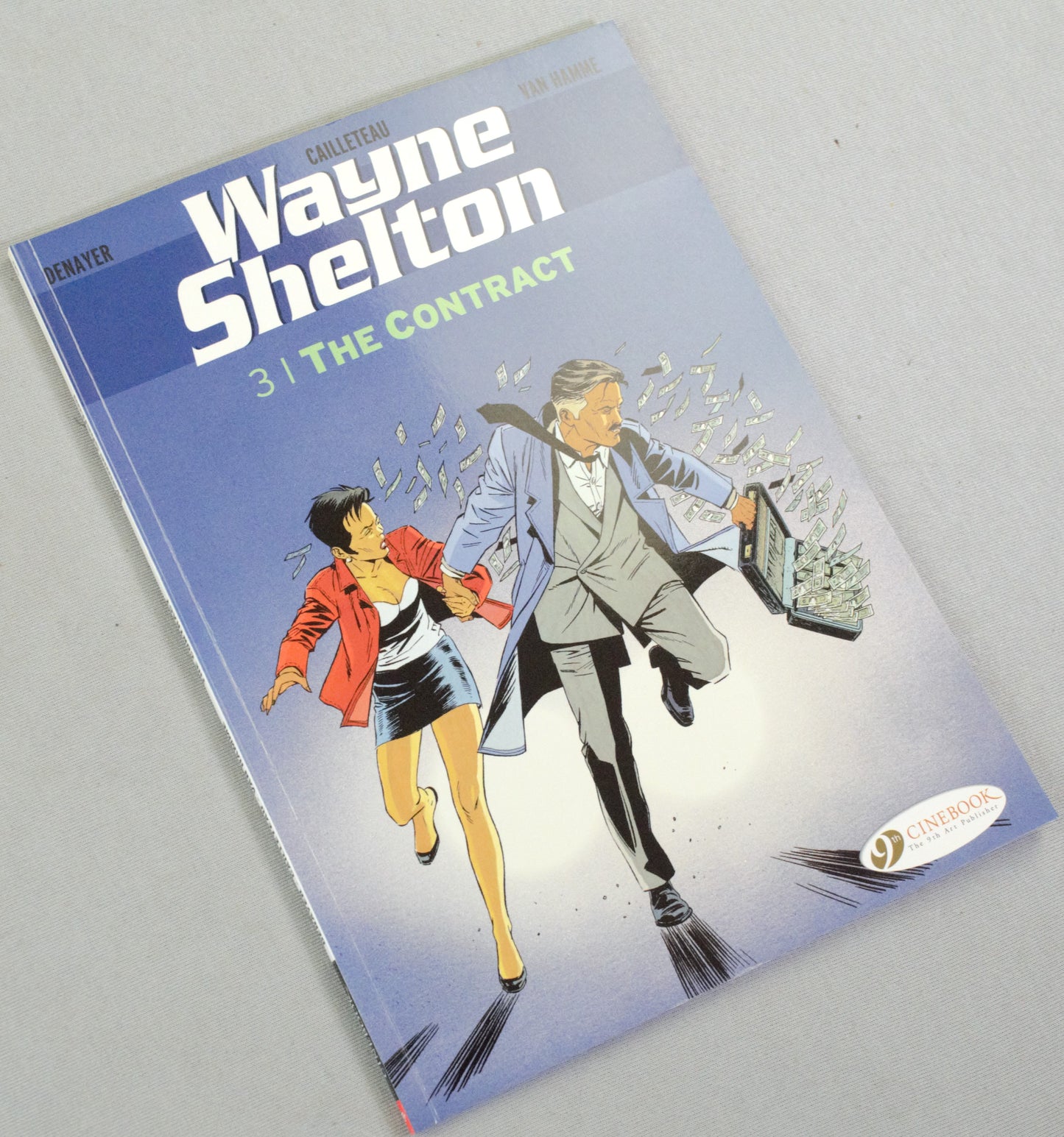 Wayne Shelton Volume 3 - "The Contract " Cinebook Paperback Comic Book by Denayer/Van Hamme