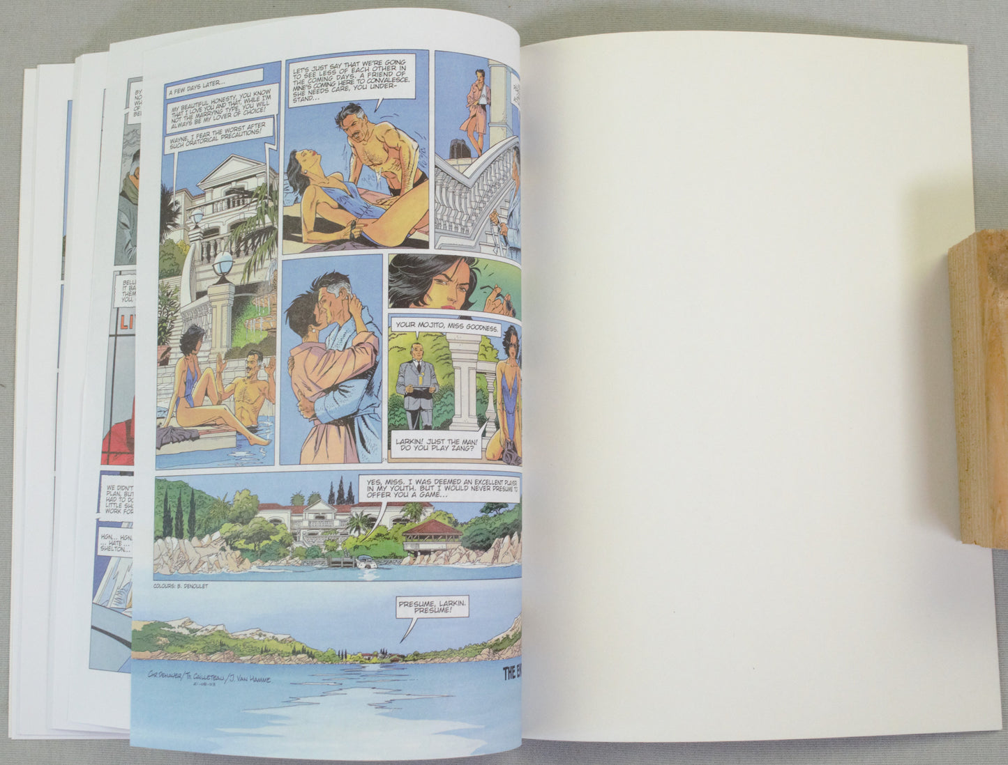 Wayne Shelton Volume 3 - "The Contract " Cinebook Paperback Comic Book by Denayer/Van Hamme