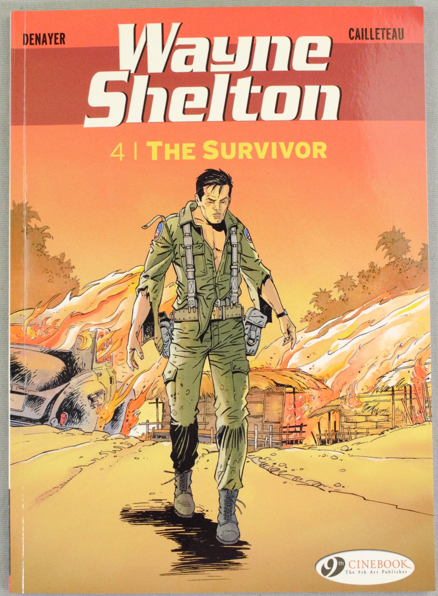 Wayne Shelton Volume 4 - "The Survivor " Cinebook Paperback Comic Book by Denayer/Van Hamme