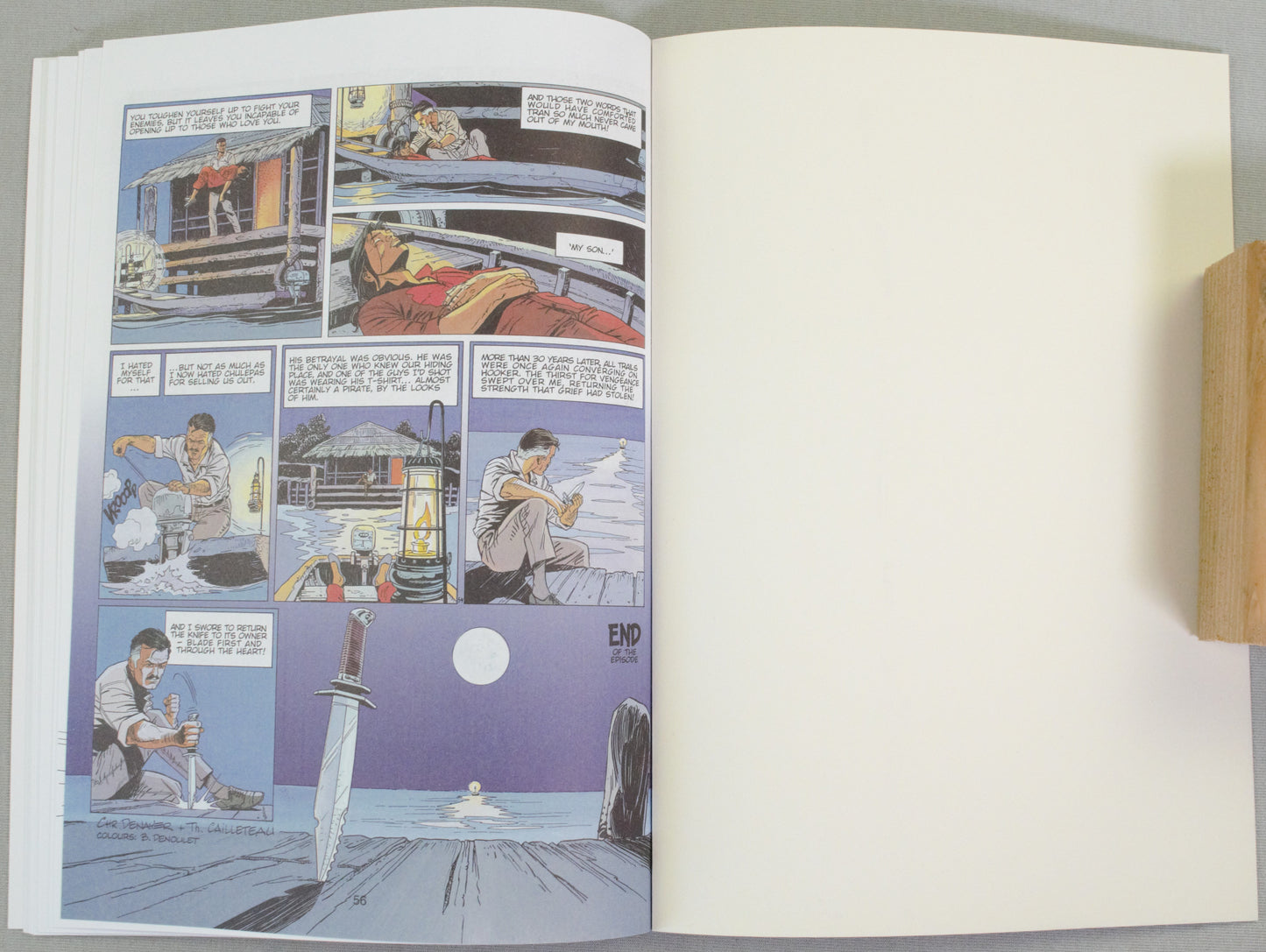 Wayne Shelton Volume 4 - "The Survivor " Cinebook Paperback Comic Book by Denayer/Van Hamme