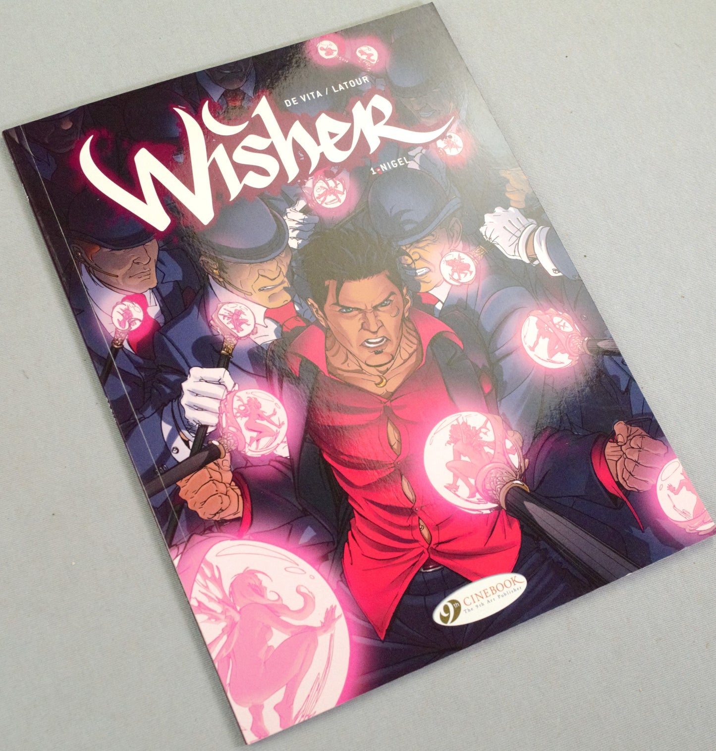 Wisher Volume 1 - "Nigel" UK Cinebook Paperback Comic Book by Latour & De Vita