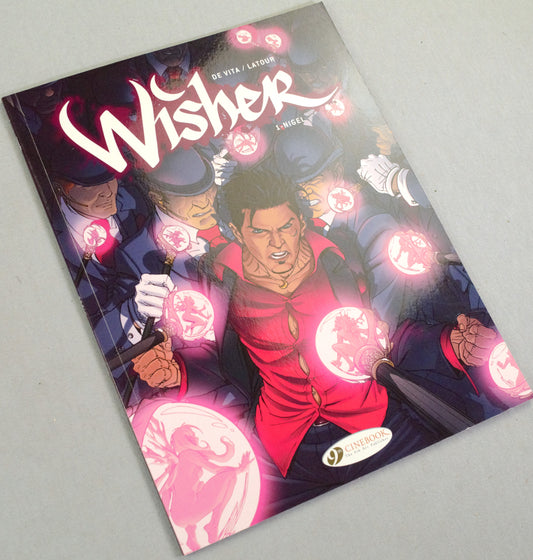 Wisher Volume 1 - "Nigel" UK Cinebook Paperback Comic Book by Latour & De Vita