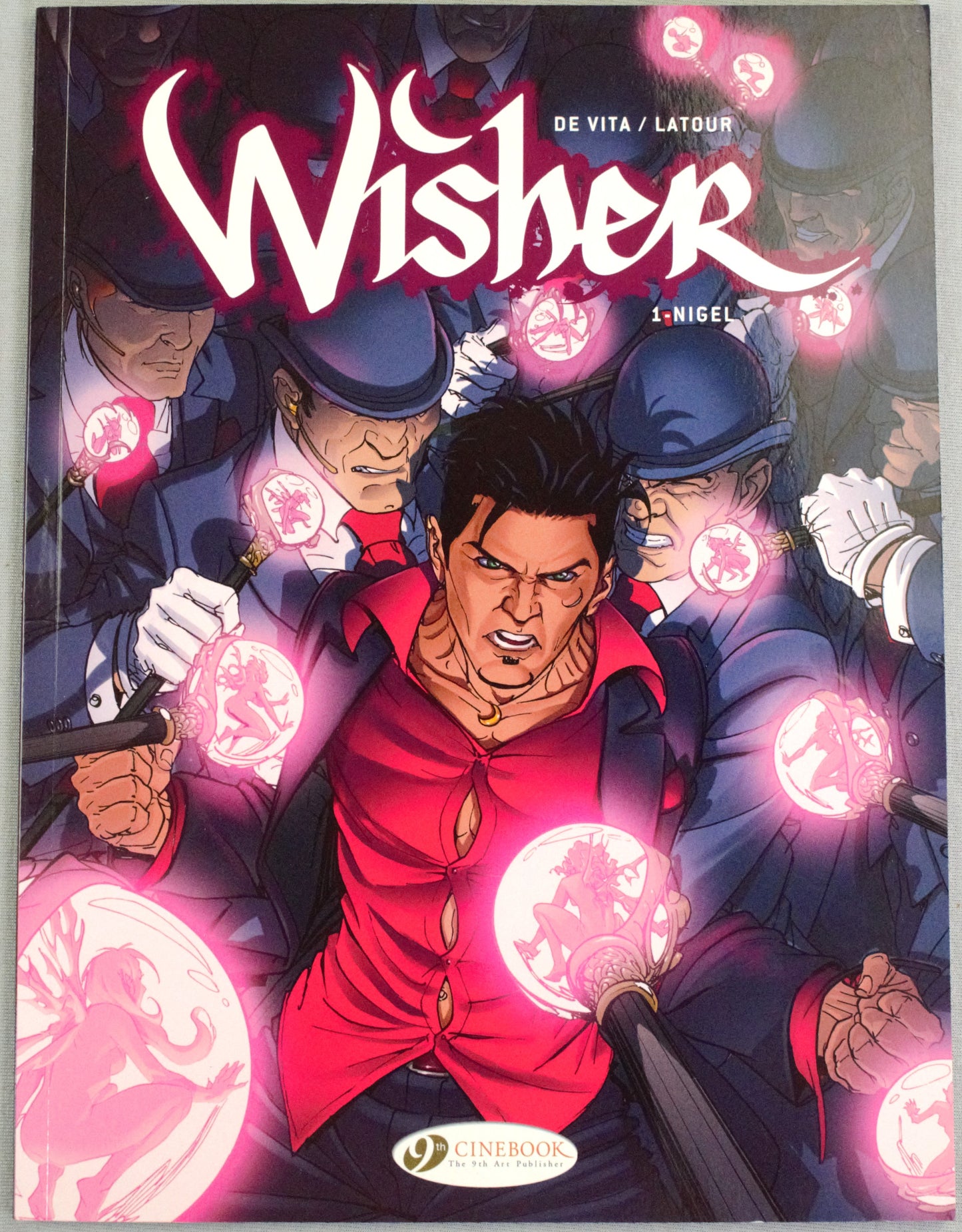 Wisher Volume 1 - "Nigel" UK Cinebook Paperback Comic Book by Latour & De Vita