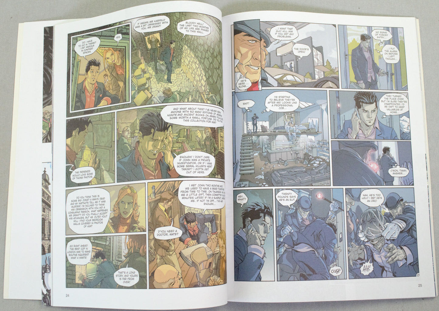 Wisher Volume 1 - "Nigel" UK Cinebook Paperback Comic Book by Latour & De Vita