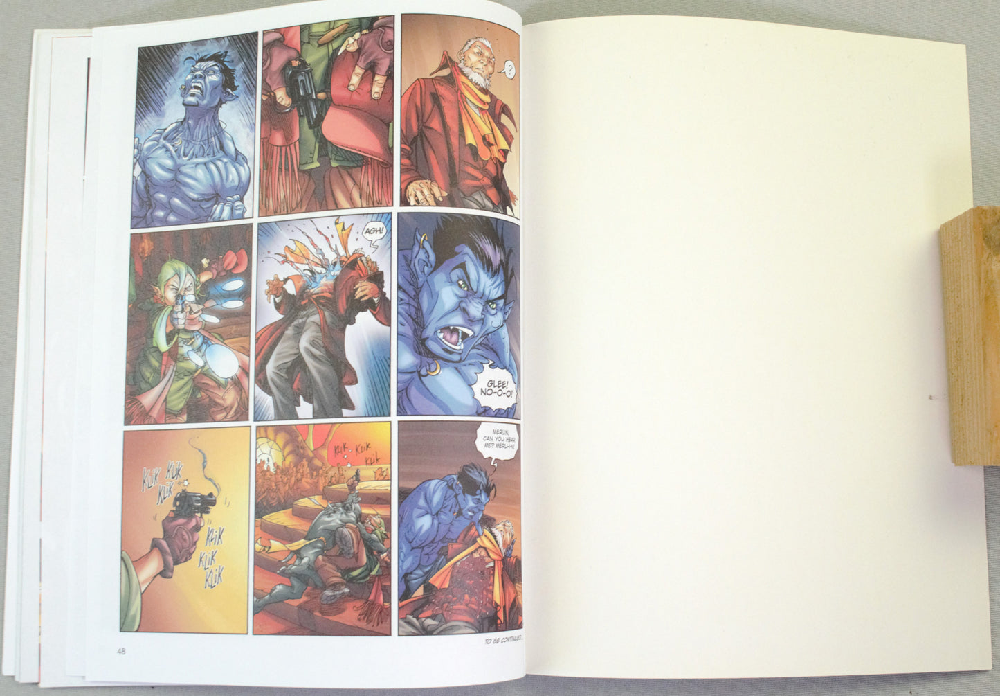 Wisher Volume 3 - "Glee" UK Cinebook Paperback Comic Book by Latour & De Vita