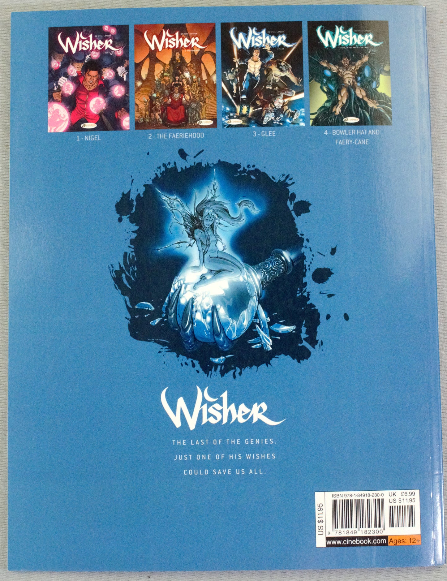 Wisher Volume 3 - "Glee" UK Cinebook Paperback Comic Book by Latour & De Vita