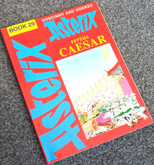 Asterix VS Caesar - Paperback Hodder & Dargaud 1990s UK Edition