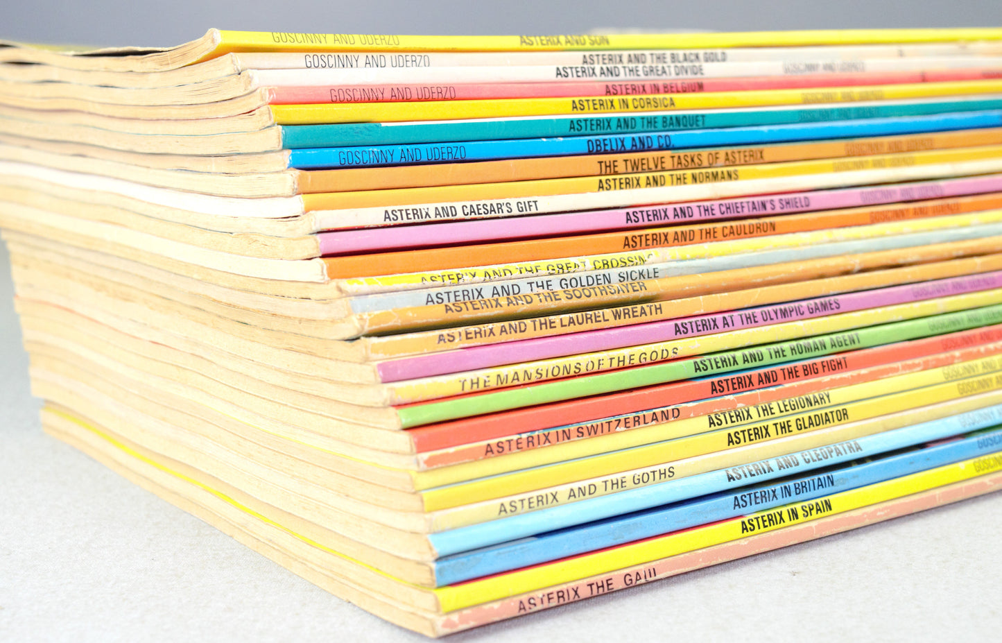 Adventures of Asterix Set x28 Vintage 1970/80s Paperback Comic Books Hodder/Dargaud/Stoughton UK Editions FULL SET