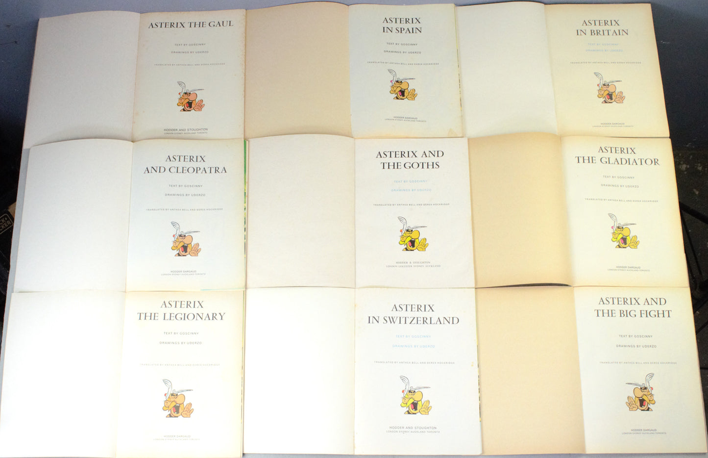Adventures of Asterix Set x28 Vintage 1970/80s Paperback Comic Books Hodder/Dargaud/Stoughton UK Editions FULL SET
