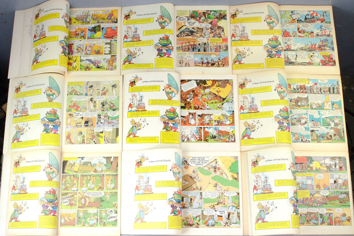 Adventures of Asterix Set x28 Vintage 1970/80s Paperback Comic Books Hodder/Dargaud/Stoughton UK Editions FULL SET