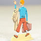 Archives Tintin 2D Metal Figurine: Traveller with Globetrotter Moulinsart Archives Figure/Model