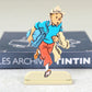 Archives Moulinsart 2D Metal Figurine: Tintin Reporter Red Sea Sharks Running ML Figure/Model