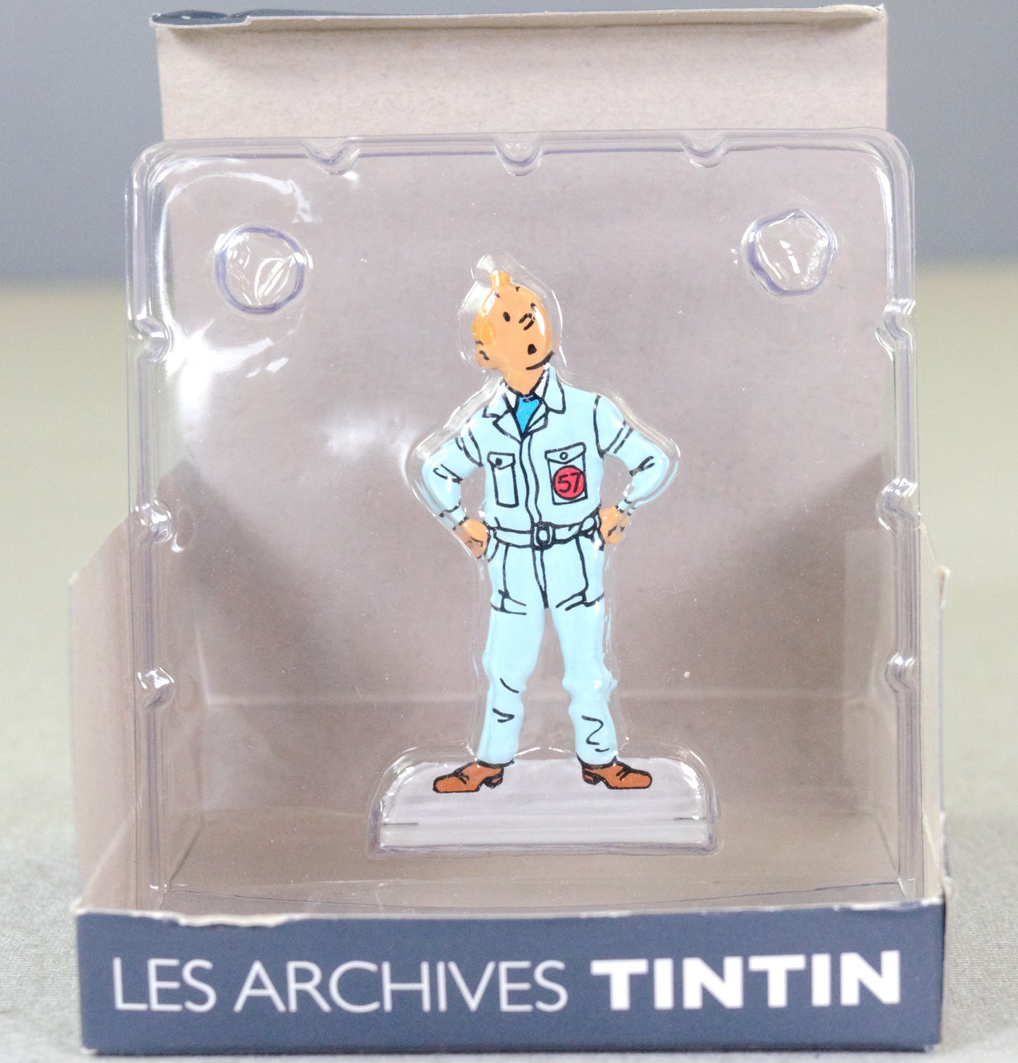 Archives Moulinsart 2D Metal Figurine: Tintin Astronaut Objectif Lune ML Figure/Model