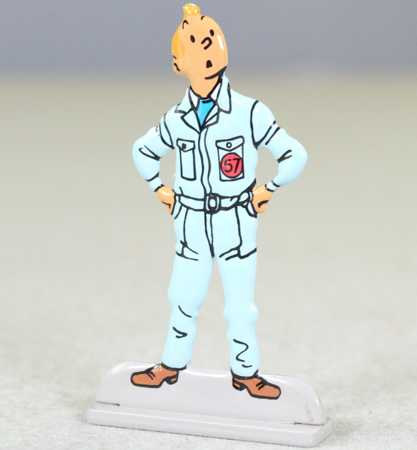 Archives Moulinsart 2D Metal Figurine: Tintin Astronaut Objectif Lune ML Figure/Model