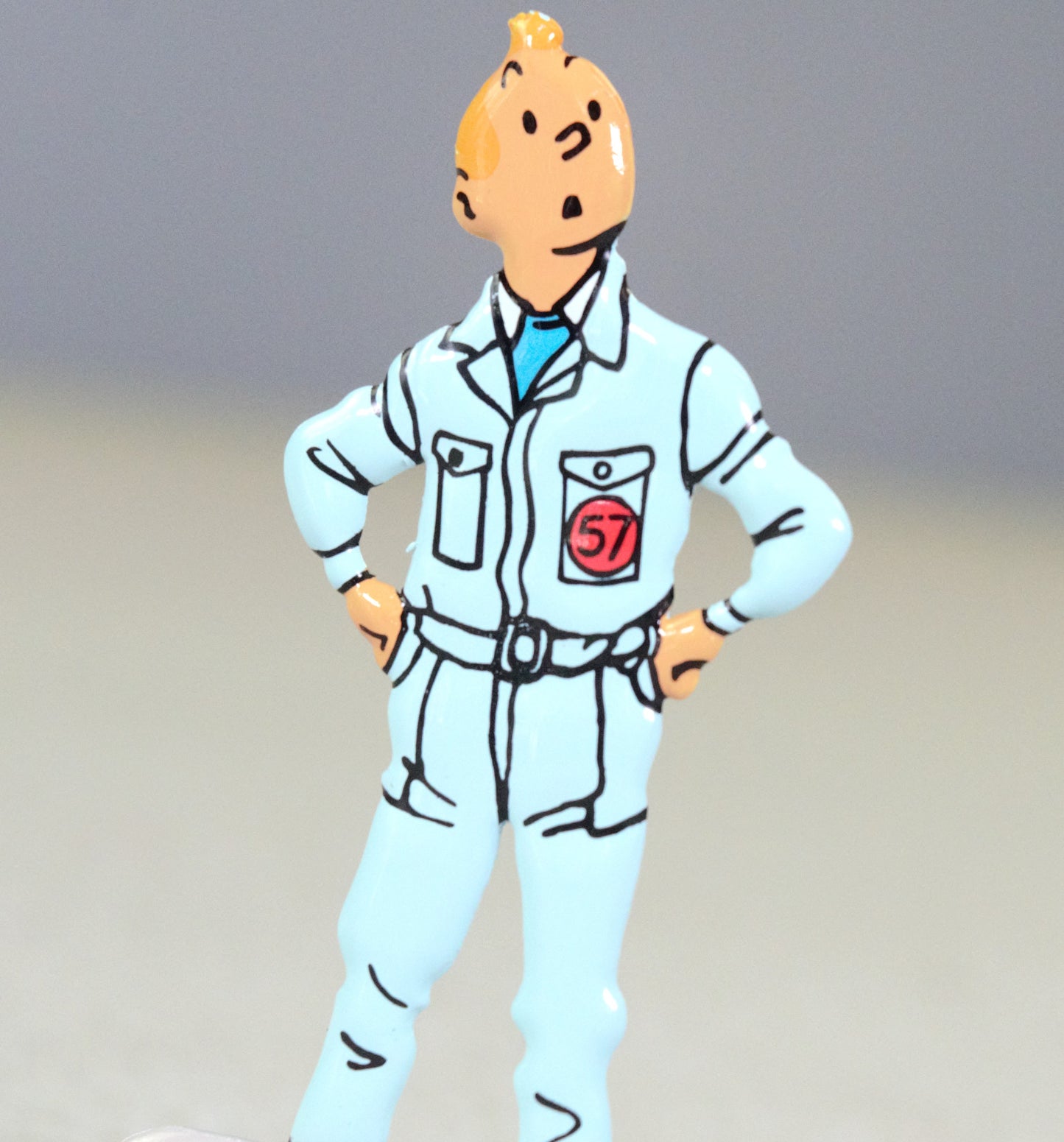 Archives Moulinsart 2D Metal Figurine: Tintin Astronaut Objectif Lune ML Figure/Model