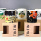 Moulinsart Tintin Scene Mugs x5 Moon/Mansion 2022 FULL SET Cups