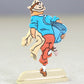 Archives Moulinsart 2D Metal Figurine: Tintin Reporter Red Sea Sharks Running ML Figure/Model