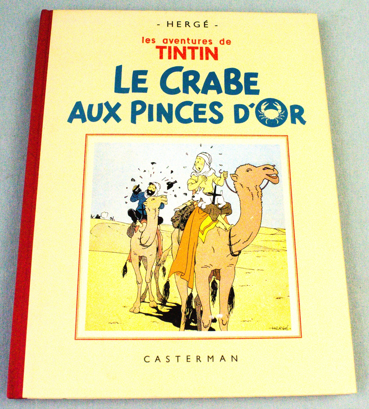 Crabe Aux Pinces D' Or - Rare B&W Facsimile 1st Edition Casterman - 1989 French EO Noire Blanc